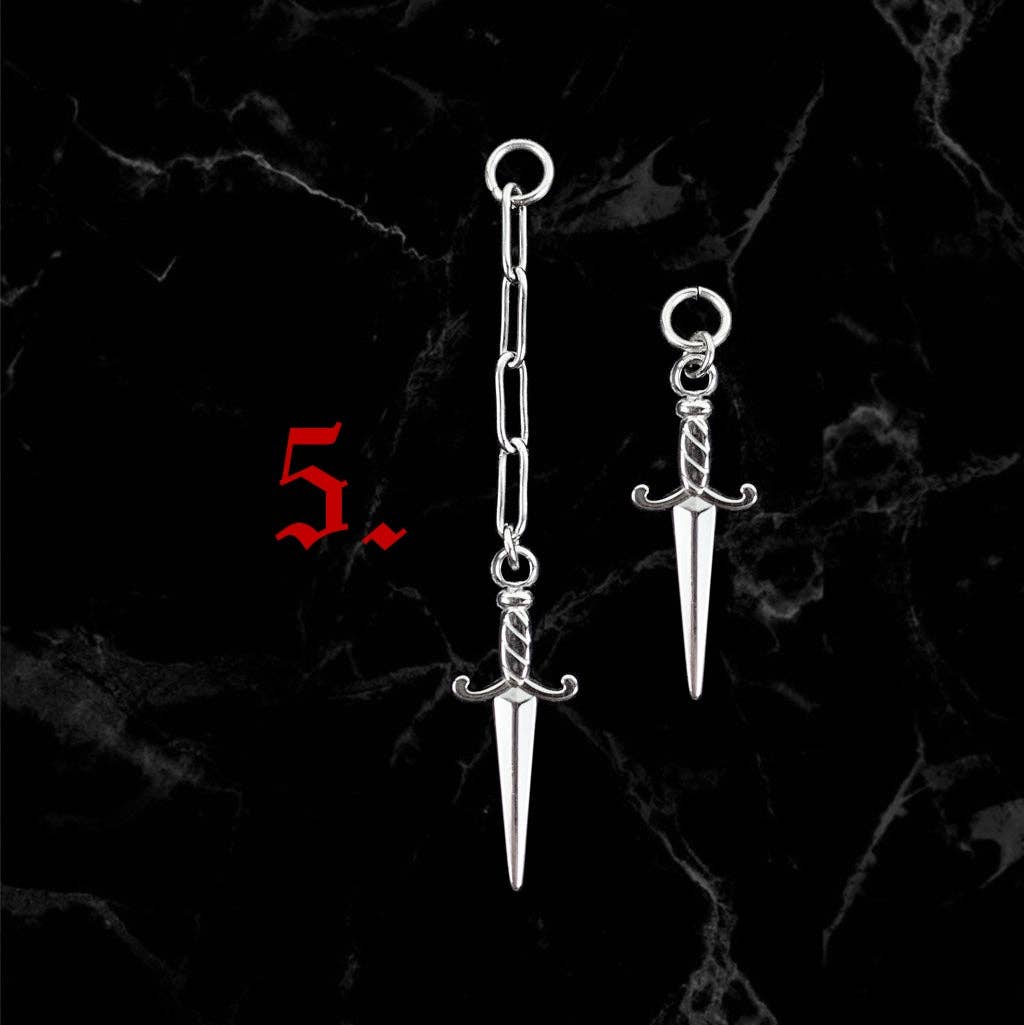 While Odin Sleeps - Wholesale Hangende/ronde oorbellen - Bouw je eigen hoepels (staal)4