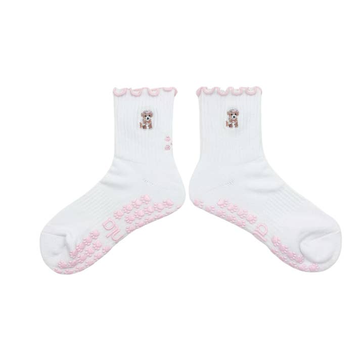 Almla Active - Wholesale Socks - Women's - Poodle Pilates Grip Socks 4