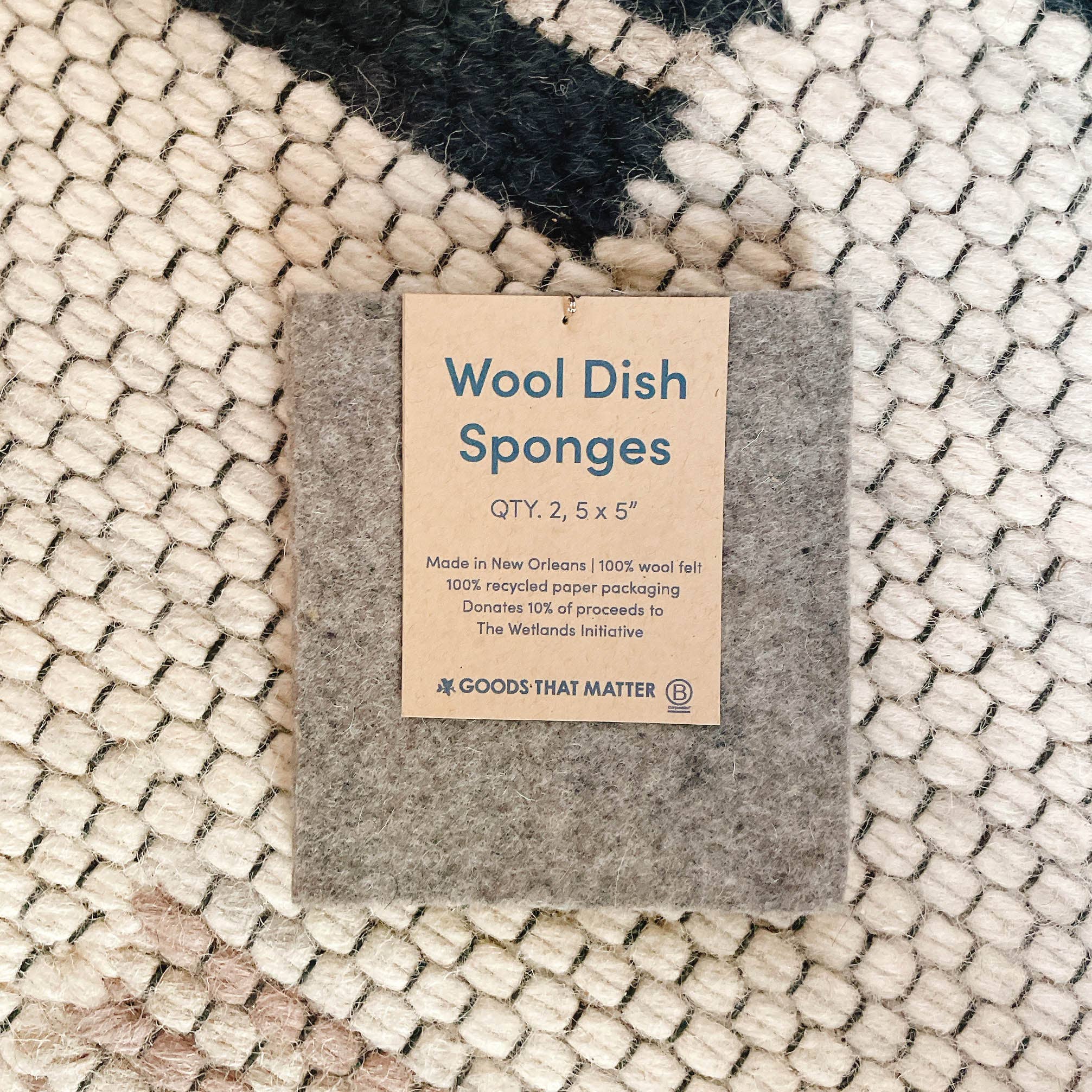 Goods That Matter - Wholesale Cleaning Sponge - Wool Eco Dish Sponges - Gives to Wetland Restoration5