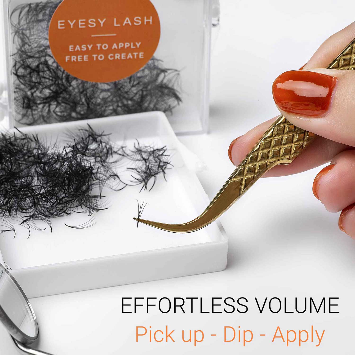 Eyesy Lash - Vendita all'ingrosso Ciglia finte - Ventola 4D Promade & Narrow | ≥1,5/ventola | .05 .07 .10 | 500 ventole3