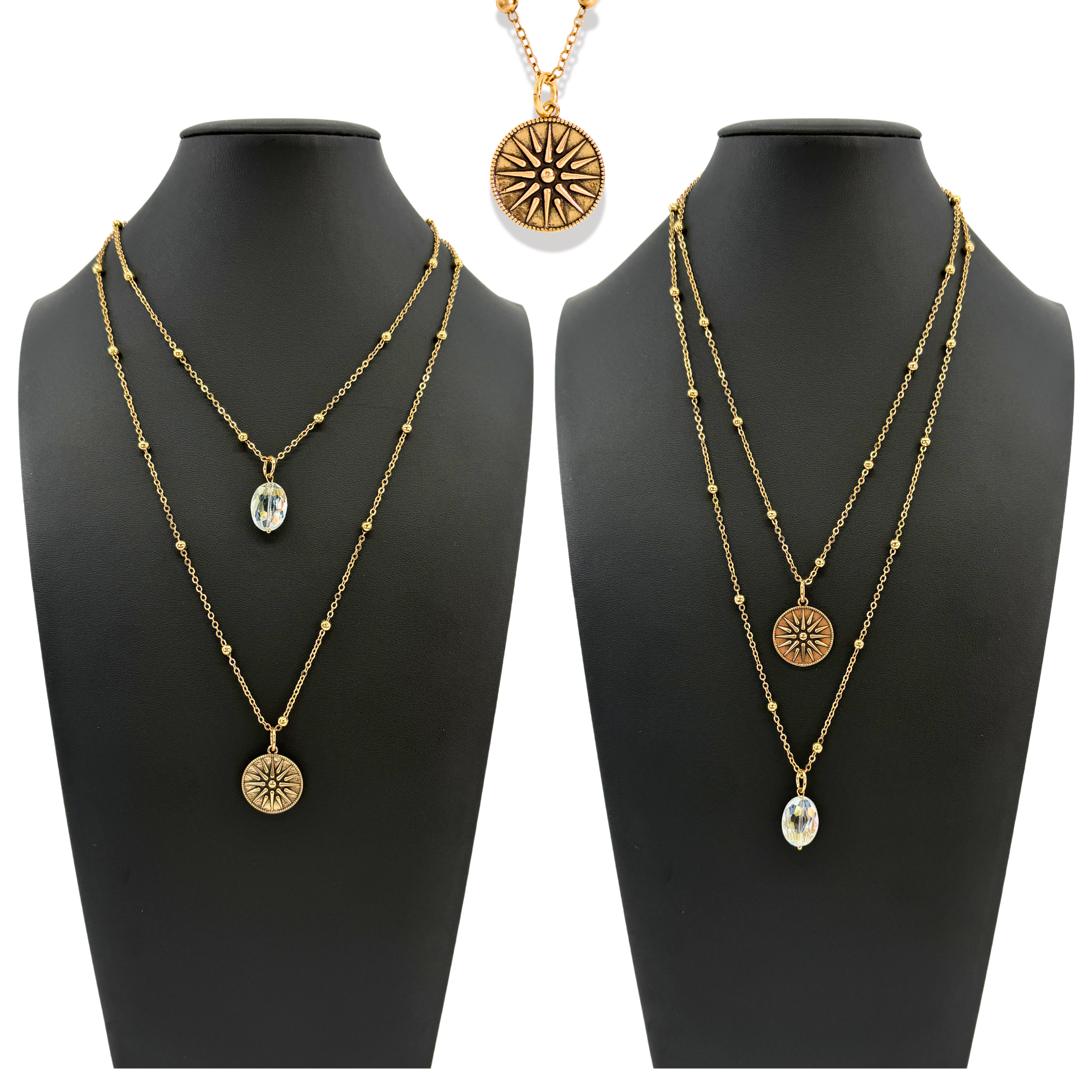 Katia Designs - Wholesale Pendant/Charm Necklace - "This Too Shall Pass" Star Dainty Necklace9