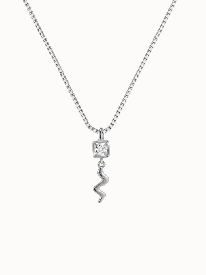 Keziah Halskette - Silber für den Großhandel von Nava Copenhagen