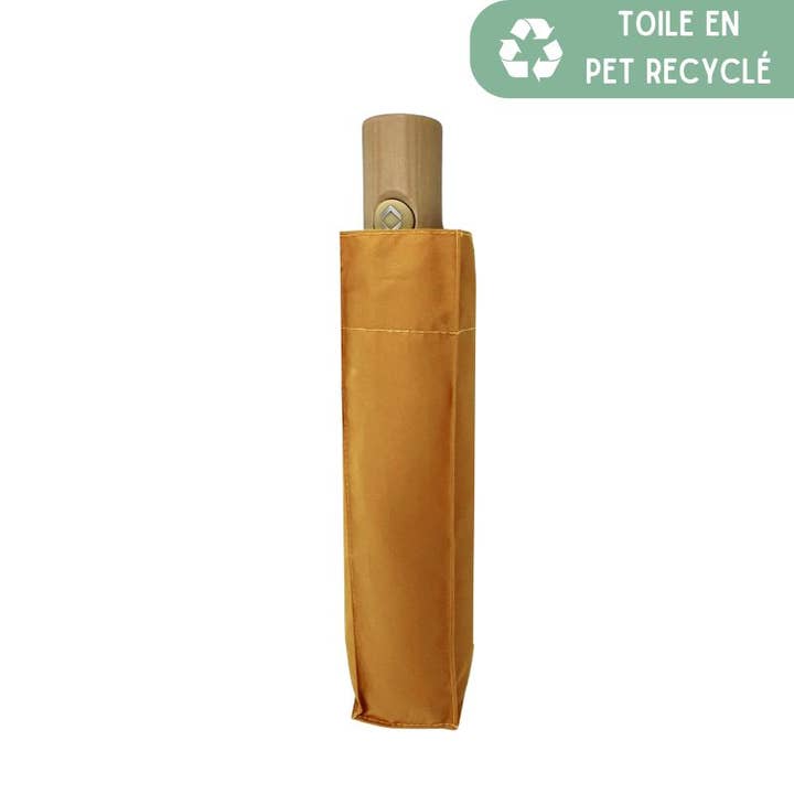 SMATI - Vente Parapluie – unisexe - Parapluie écologique compact automatique Moutarde