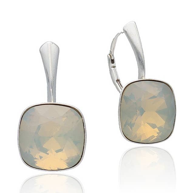 Sterling Sølv Øreringe Opal Essence for engroshandel hos Las Joyas de Amanda