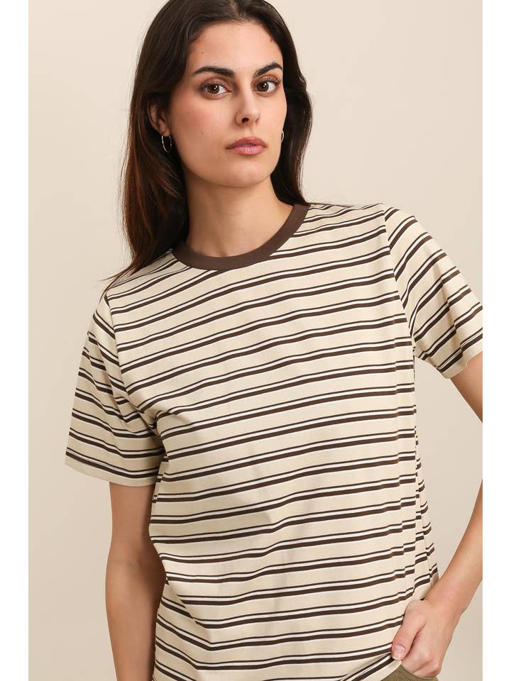 Daphnea - Wholesale T-Shirt - Women's - 31981 STRIPED T-SHIRT4