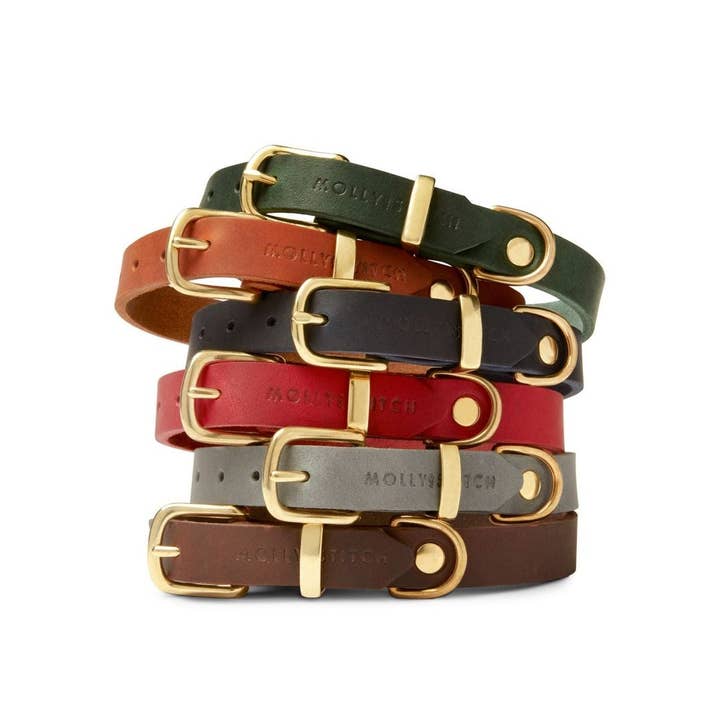 Molly and Stitch - Wholesale Pet Collar - Dog - Butter Leather Dog Collar - Sahara Cognac5