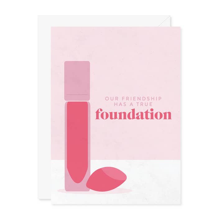 Vores venskab har en sand Foundation lykønskningskort for engroshandel hos Carmela & Co.