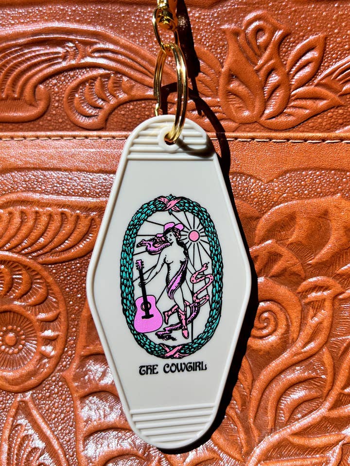 Il portachiavi dei tarocchi Cowgirl per la vendita all'ingrosso da parte di kaeraz