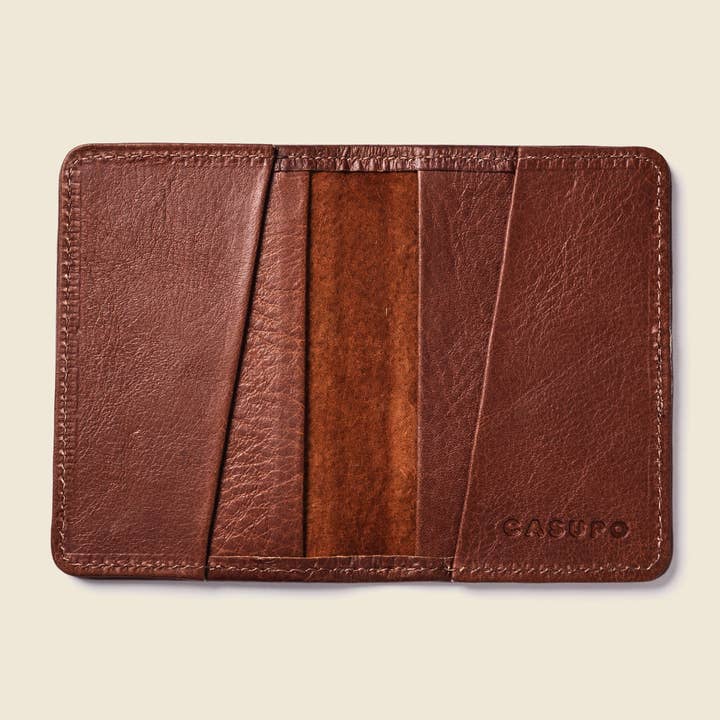 RFID Kompakt Bifold Geldbörse – Schokoladenbraun, Hergestellt in den USA für den Großhandel von CASUPO