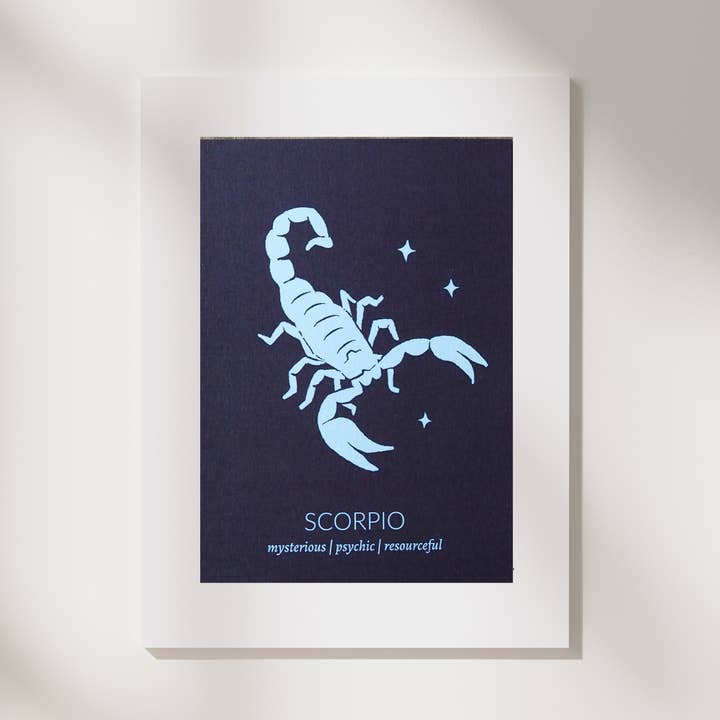 Schorpioen: dierenriem, astrologie, kunstdruk voor wholesale door Alauna Whelan