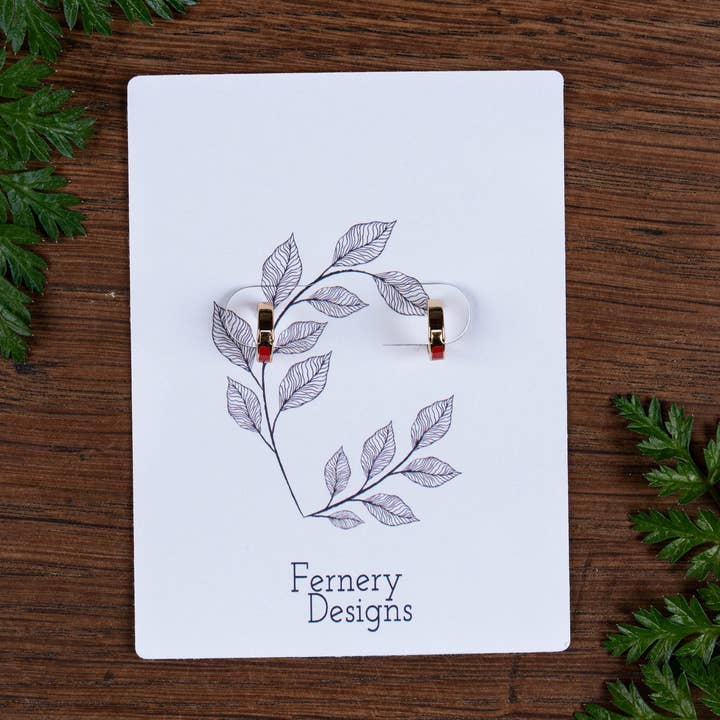 Fernery Designs - Wholesale Jewelry Stand & Display - Custom Printed Hoop Earring Display Cards with flaps & holes4