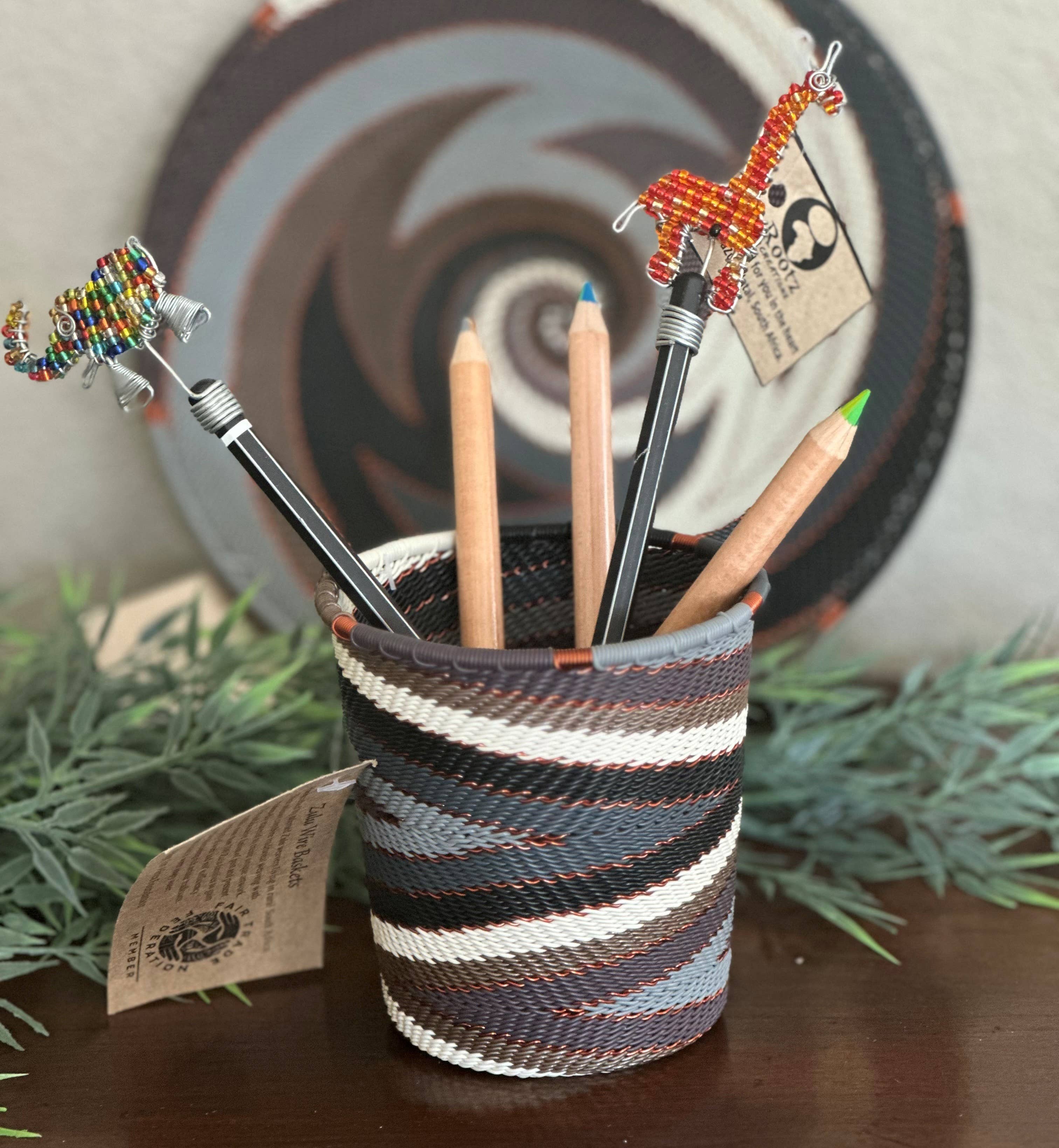 Bridge for Africa - Vente Assiettes/plats/bols de décoration - TW Collection - Brume grise2