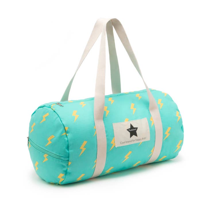 Ratatam! - Wholesale Weekender Bag - Kids - Lightning pattern bowling bag - Blue