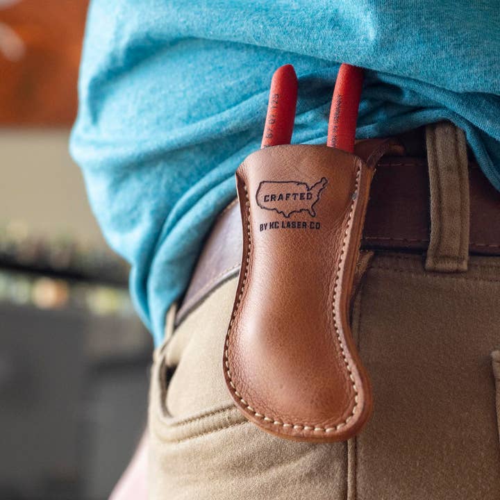 Kc Laser Co - Wholesale Pocket Knife/Holder - Knipex 5 Inch Plier Leather Belt Holster Case1