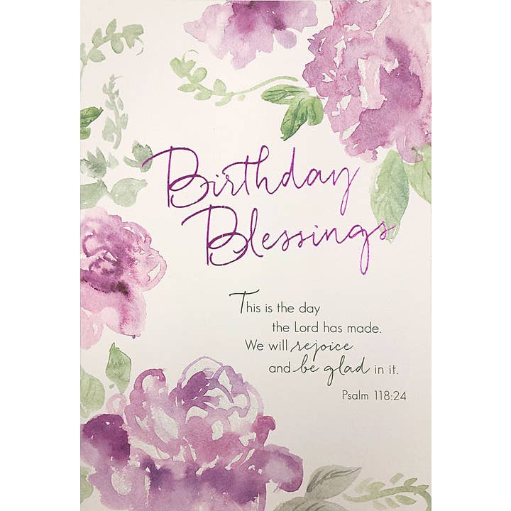 Birthday Card - General Christian Religious Greeting Cards' for wholesale by InterGreet.com