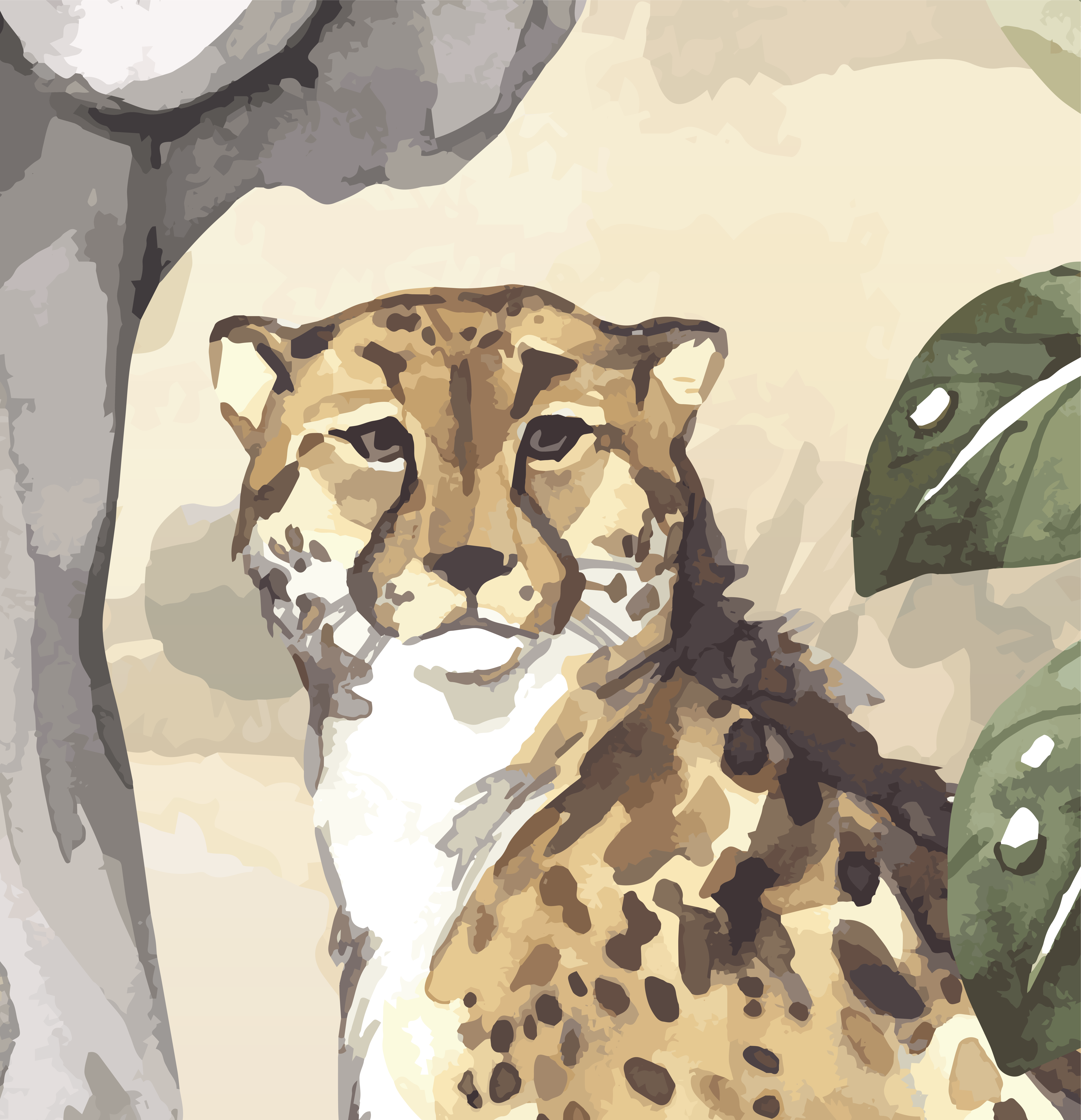 Walloha - Vente Décoration murale – enfant et bébé - Papier peint animalier - SAFARI ADVENTURE - Behang kinderkamer10