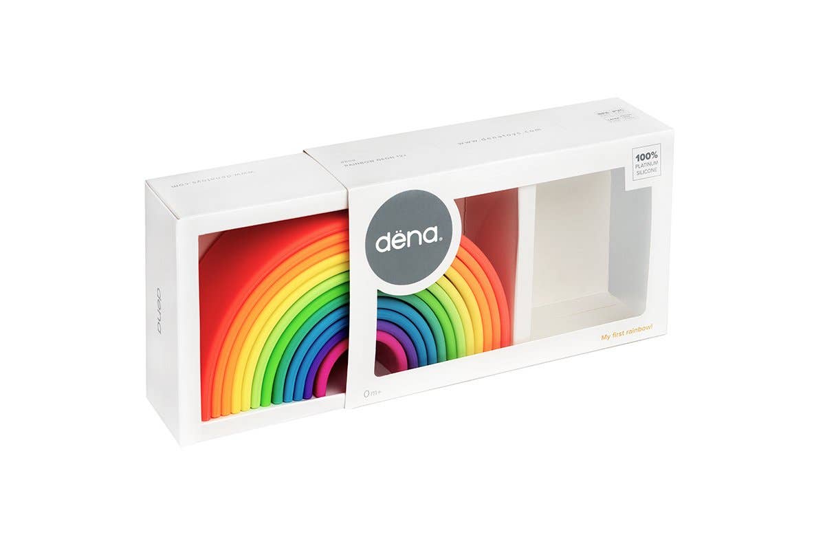 dëna - USA - Wholesale Classic Toy - Kids - Large Neon Rainbow Silicone Classic Toy for Kids1