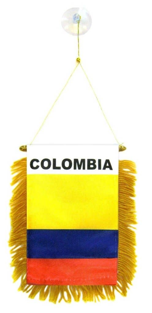 Flags Importer – wholesale Flag – Colombia Mini Banner1