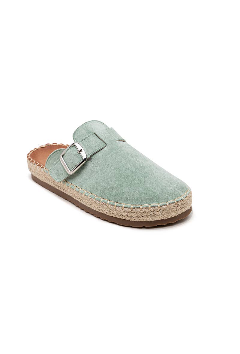 LADY GLORY - Vente Mules – femme - Mules espadrilles avec boucle – Élégance décontractée8