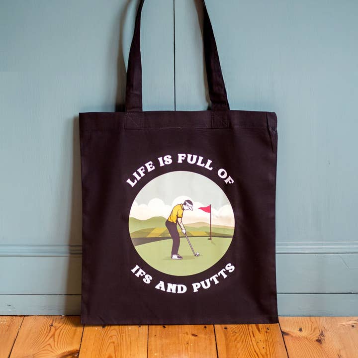 Funny Golf Tote Bag for wholesale by Of Life & Lemons