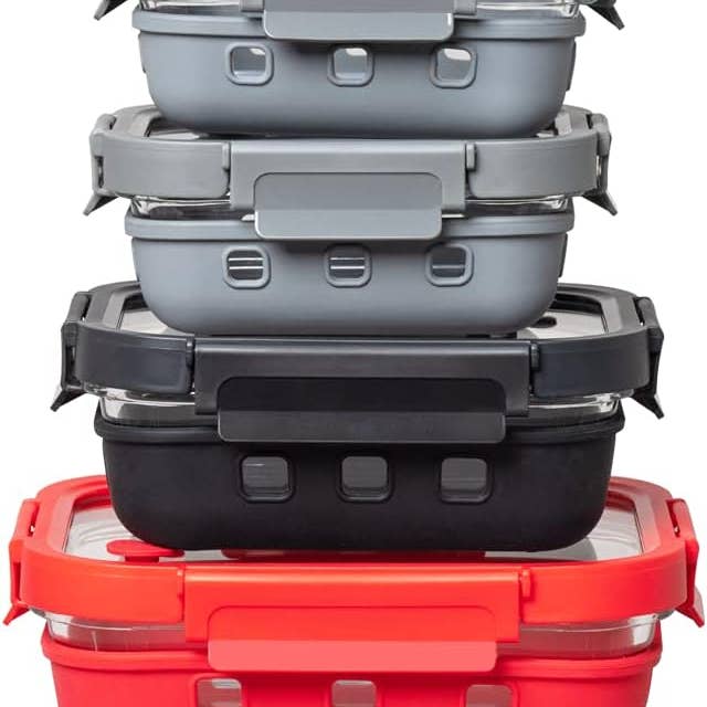 Genicook Product LLC – wholesale Food storage container – Glass Containers + Lids Set9