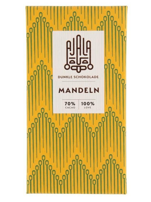 ALMENDRAS AJALA 70% para venta al por mayor de Choco-Dealer