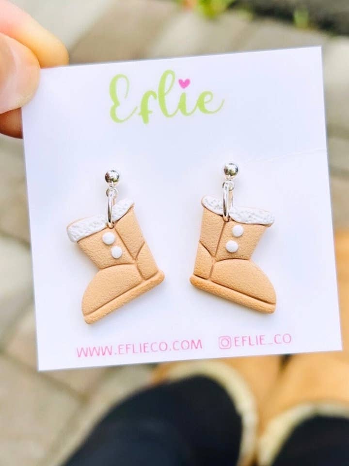 Australische laarzen met polymeerklei bengelende oorbellen voor de winter en herfst voor wholesale door Eflie