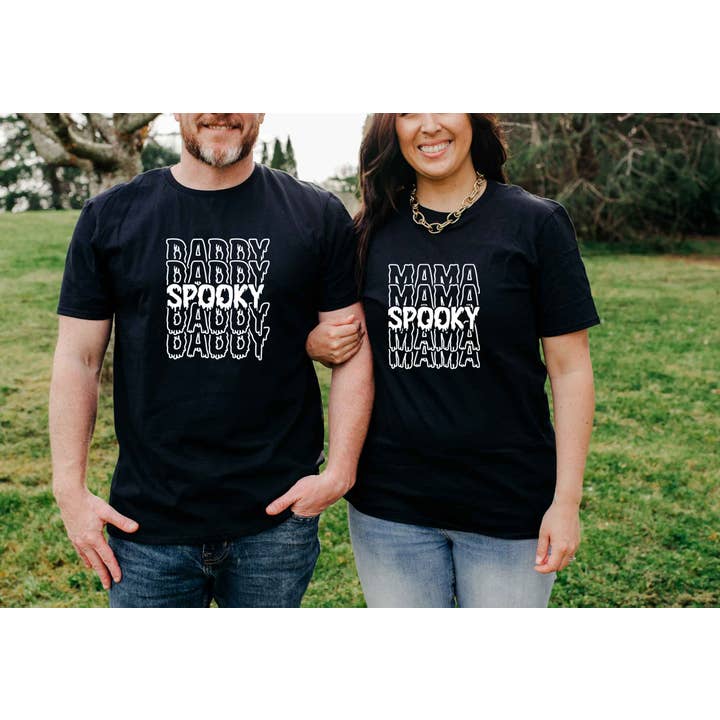 Spooky Mama and Spooky Daddy- Halloween Shirt for wholesale by Bella Bean Studios