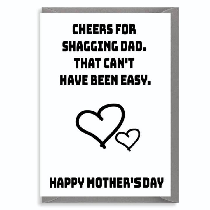 Cheeky Chops Cards & Wanky Candles - Wholesale Mother's Day Card - Humorous Mother's Day Shagging Dad Card1