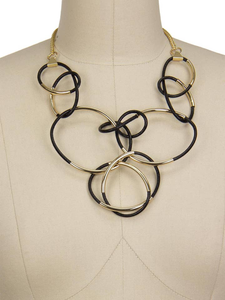 Modern Loop Necklace for wholesale by SAACHI