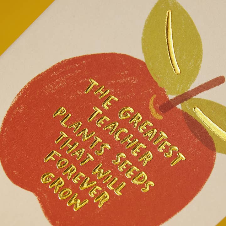 Raspberry Blossom – wholesale Teacher/back-to-school card – The greatest teacher plants seeds card (WHM46)1