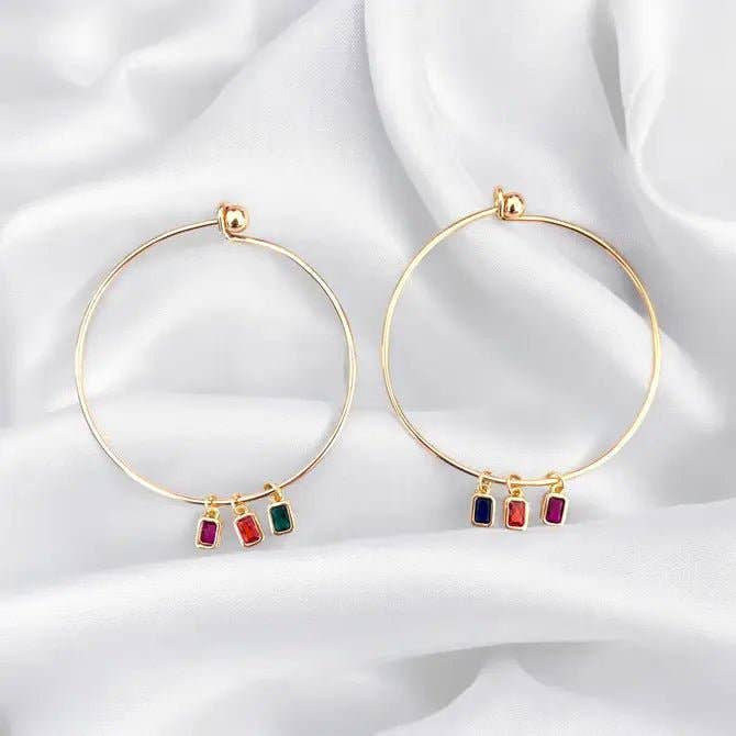 OE! - Vente Parures de bijoux - BRACELET CHARME COULEUR - Ensemble de 2 Bracelets