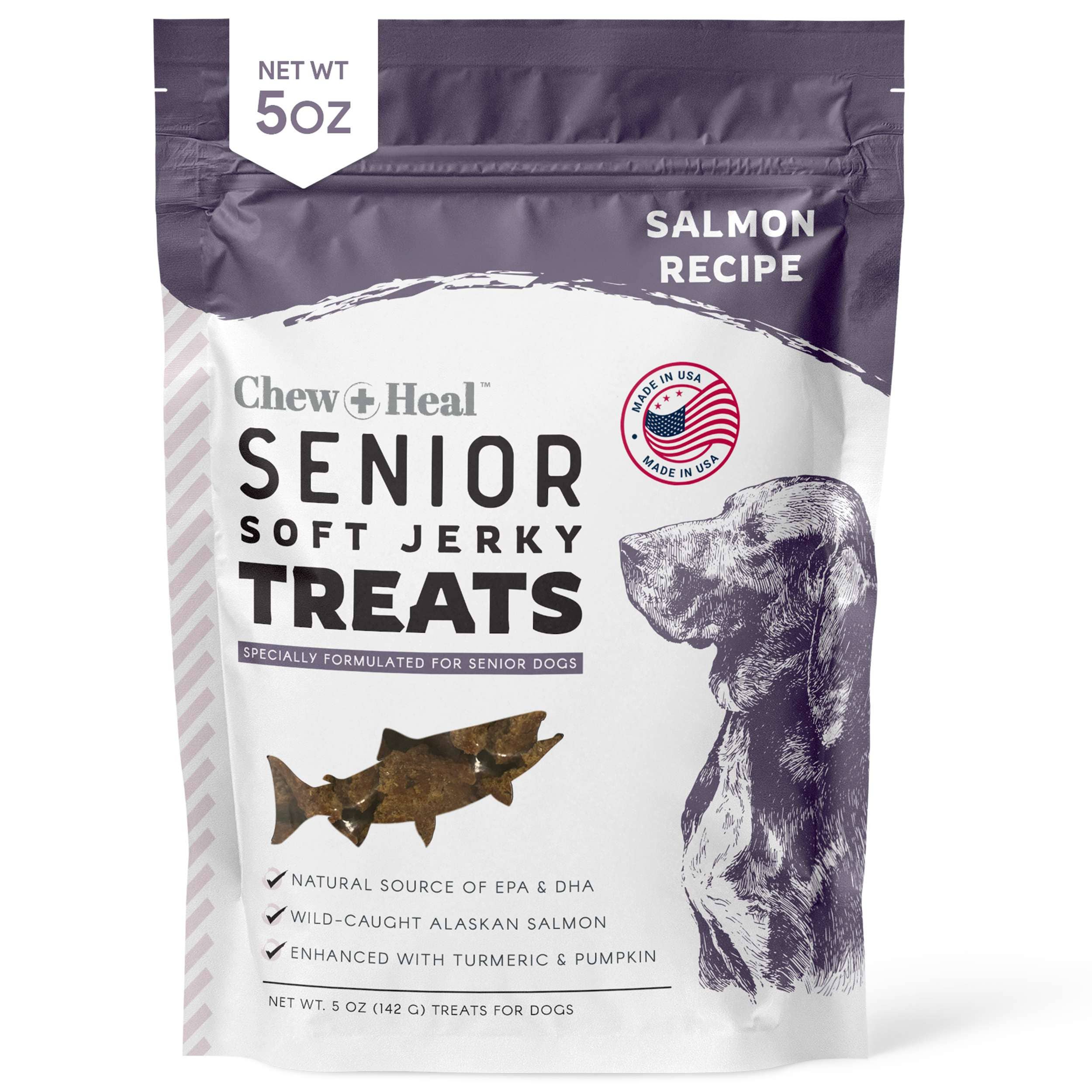 Chew + Heal - Wholesale Pet Treats - Dog - Senior Wild Alaskan Salmon Limited Ingredient Dog Treats0