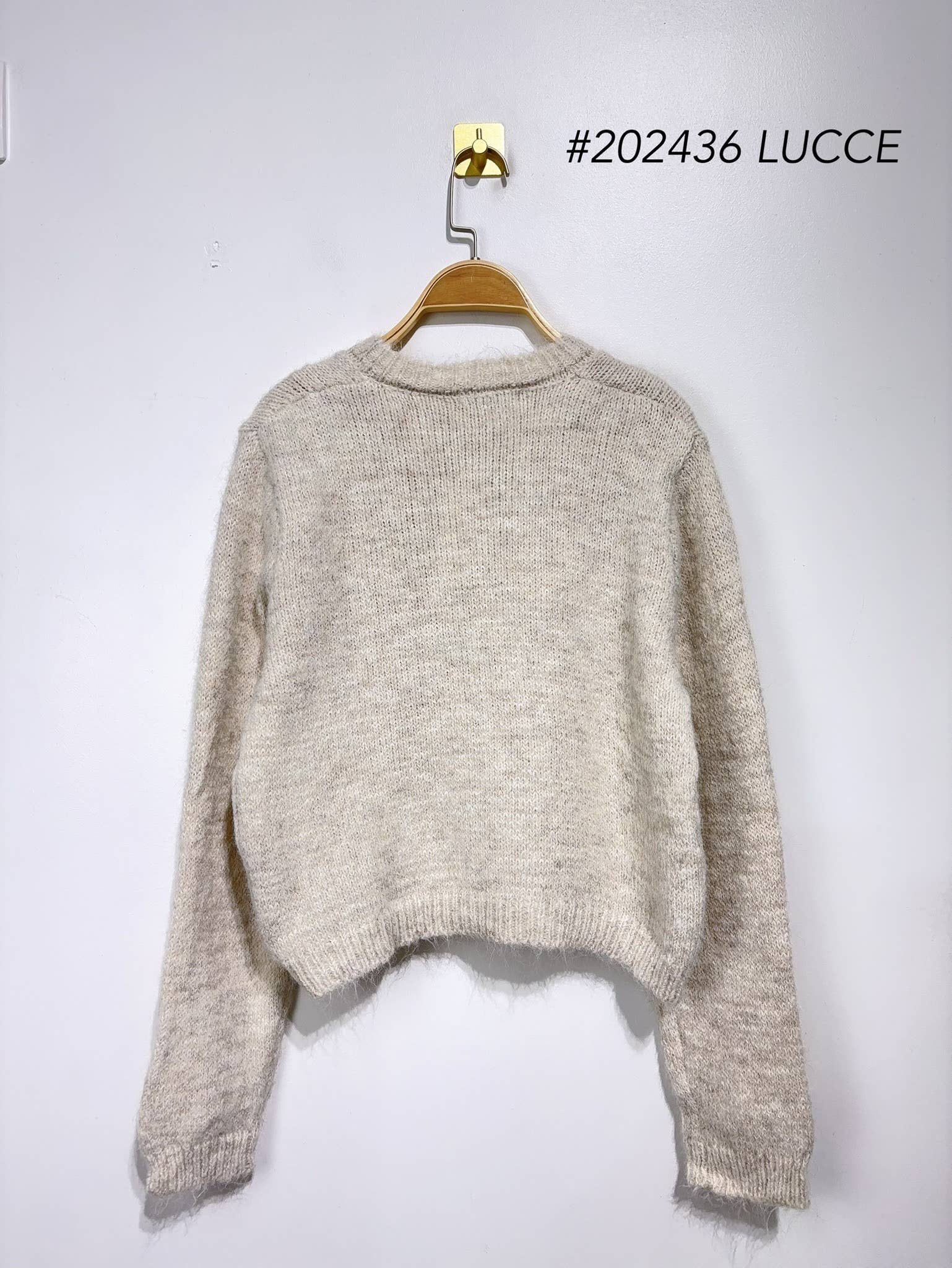 LUCCE - Wholesale Knit Sweater - Women's - Simple cardigan - PU2024364