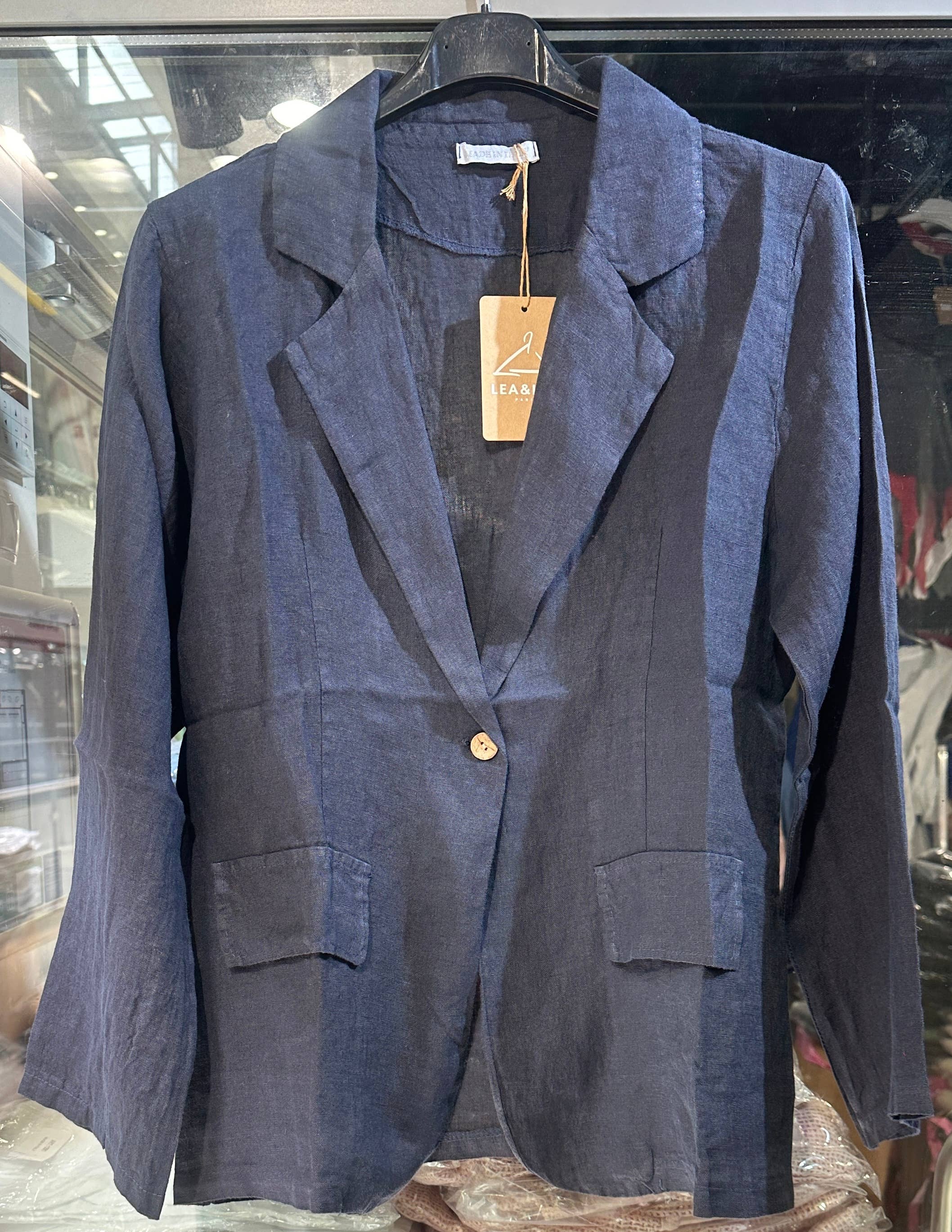 LÉA & LUC - Wholesale Jacket - Women's - 100% Linen Jacket REF. 345515