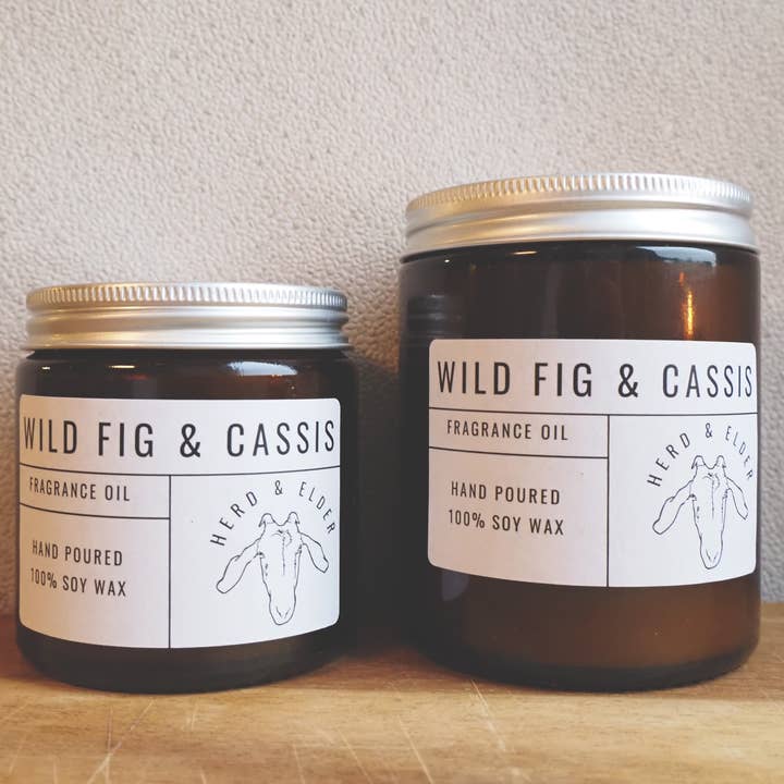 WILD FIG & CASSIS - SOY WAX CANDLE for wholesale by Herd & Elder