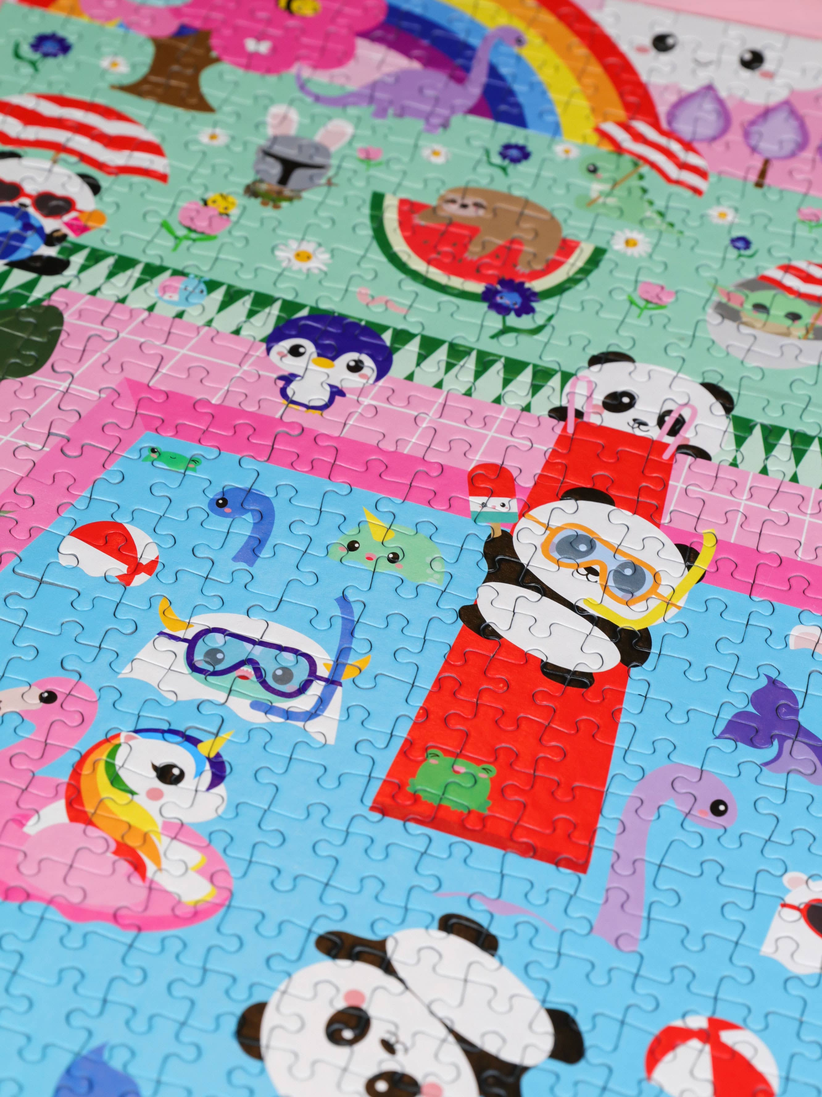 Studio Inktvis - Vente Puzzle – adulte - Puzzle 1000 pièces Pink Pool13