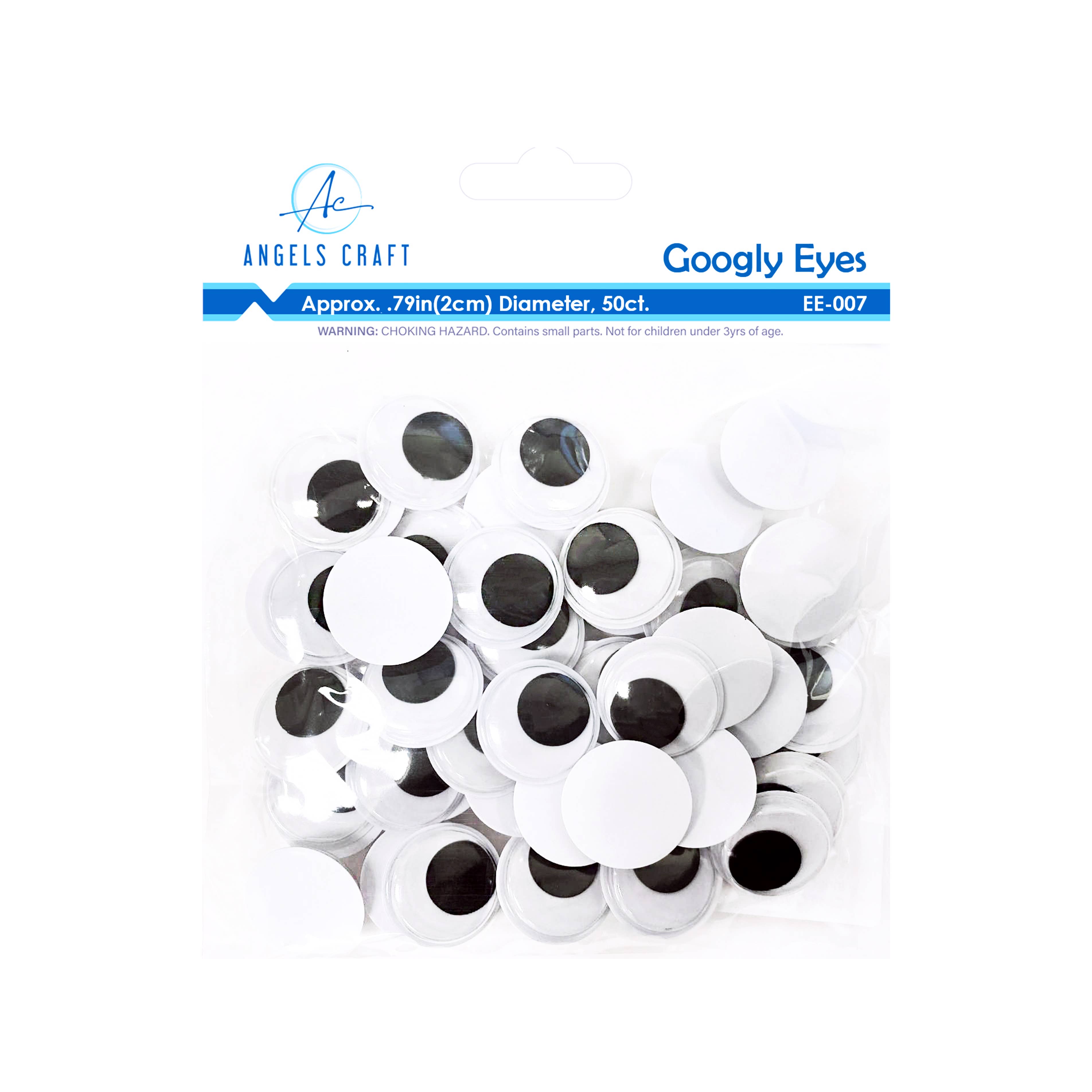 Angels Craft – Engroshandel Håndværk forsyninger – Googly eyes i forskellige stilarter, farver og størrelser5