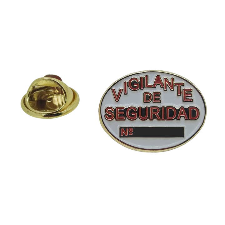Security Guard Badge Lapel Pin for wholesale by Beclosetoyou