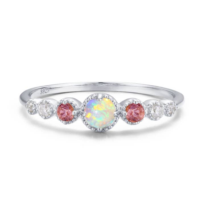 Bague tourmaline opale divinity pour la vente par Azura Jewelry