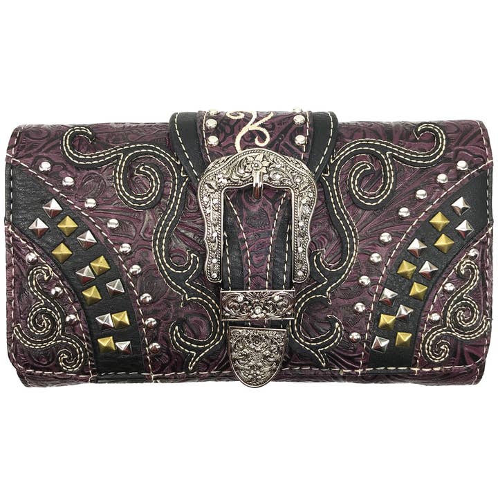 Lunar Deer - Wholesale Wallet - Women's - Clydesdale Western Buckle Wallet