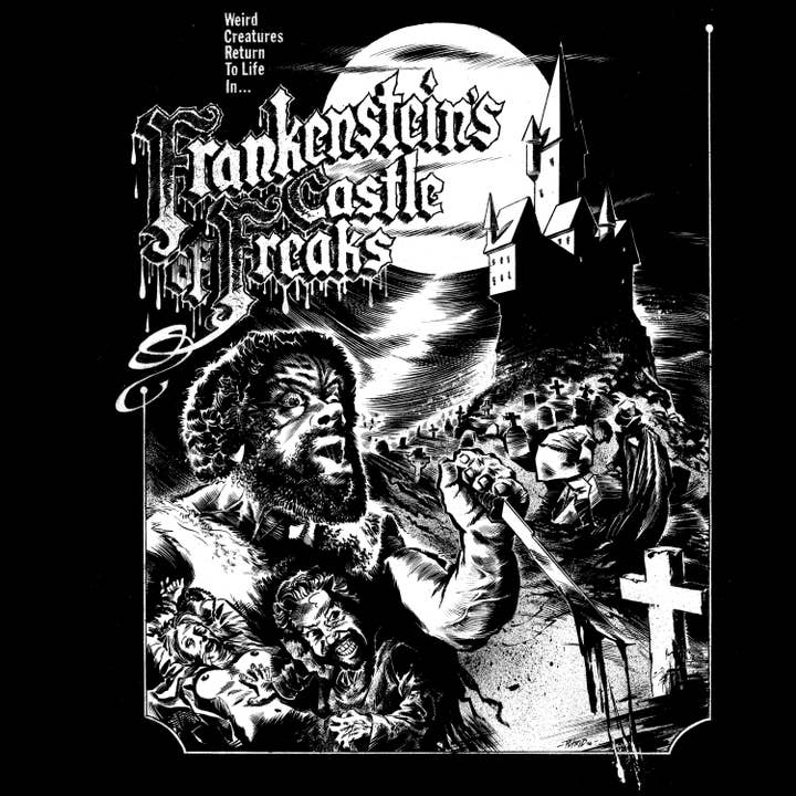 FRANKENSTEINS SLOT AF FREAKS SKJORTE for engroshandel hos Pallbearer Press