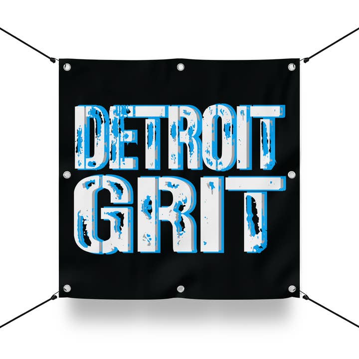 Banner - Detroit Grit for wholesale by Detroit Shirt Co.