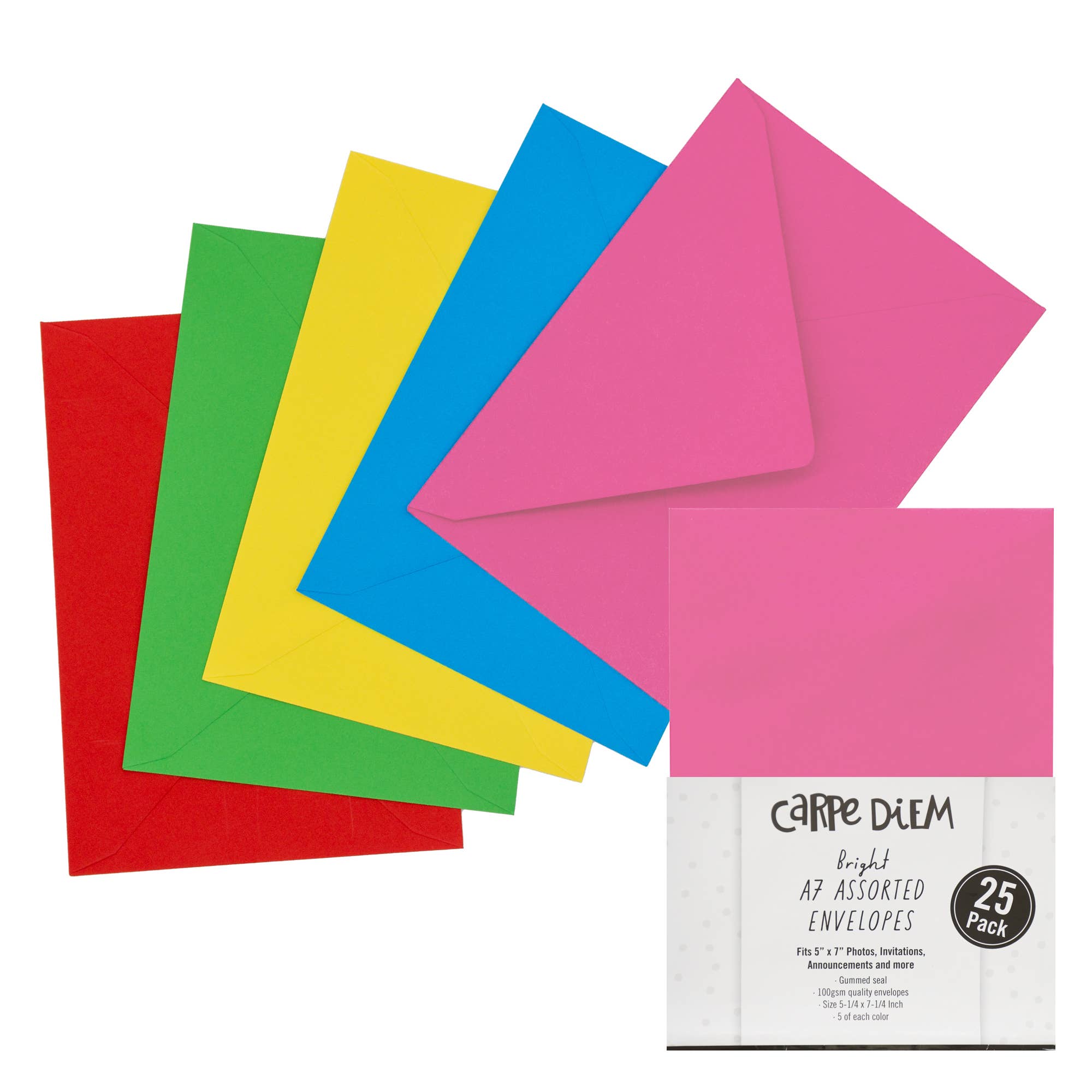 Pukka Pads North America - Wholesale Envelopes - Carpe Diem A2 & A7 Envelopes Pack 259
