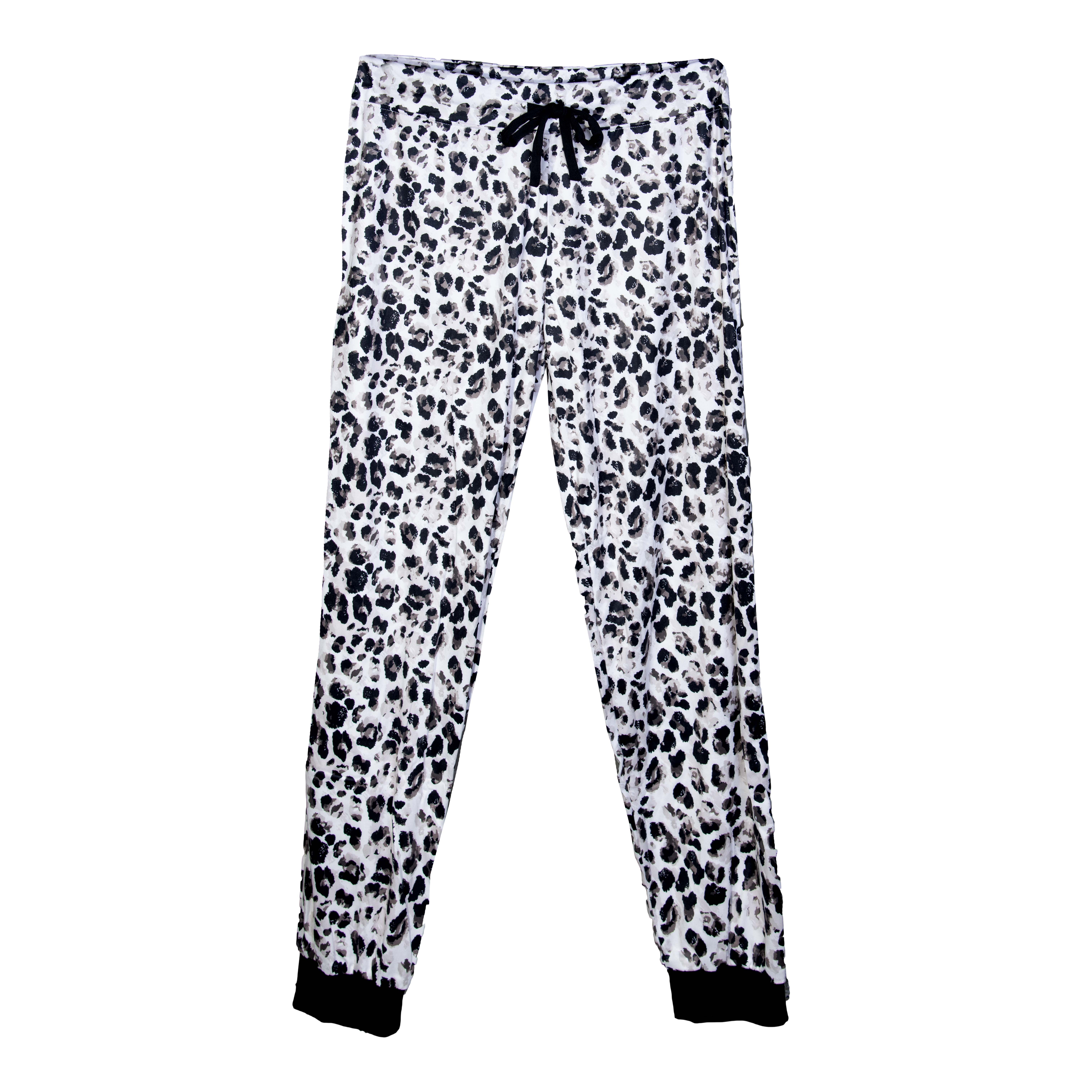 Amanda Blu - Wholesale Sleepwear Bottom - Women's - Jogger Pants - Uptown Leopard0
