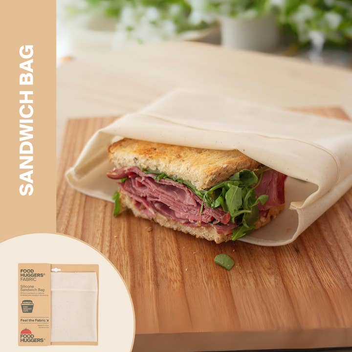 Food Huggers - Wholesale Food Storage Wrap/Bag - Food Huggers Fabric / Silicone Sandwich Bag