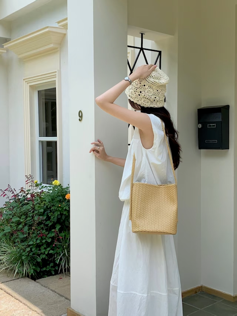 Pretty Persuasions - Wholesale Shoulder Bag - Women's - P25062 2-in-1 Faux Woven Microfiber Leather Shoulder Bag 3