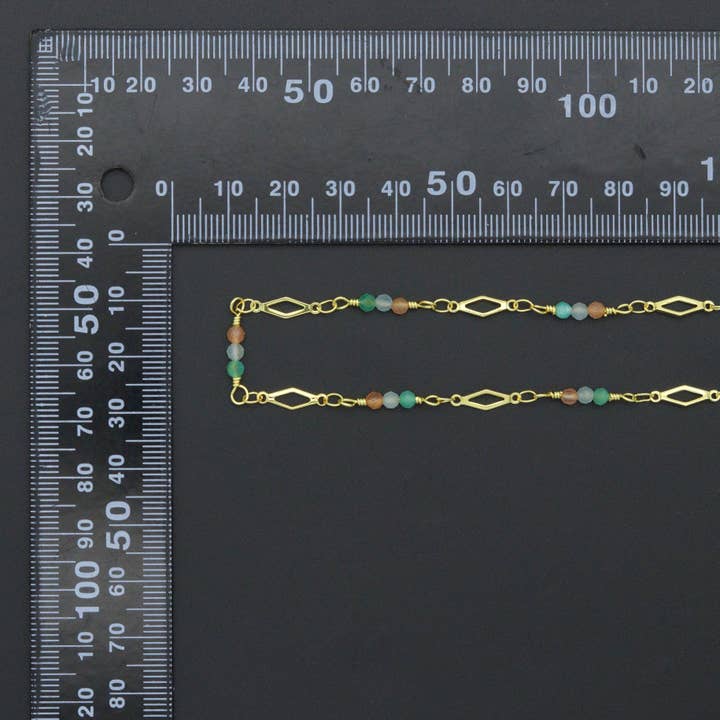 BestBeads&Beyond - Wholesale Prayer Beads Necklace - Wholesale 3mm Gemstone Rosary Chain by Yard, HX232