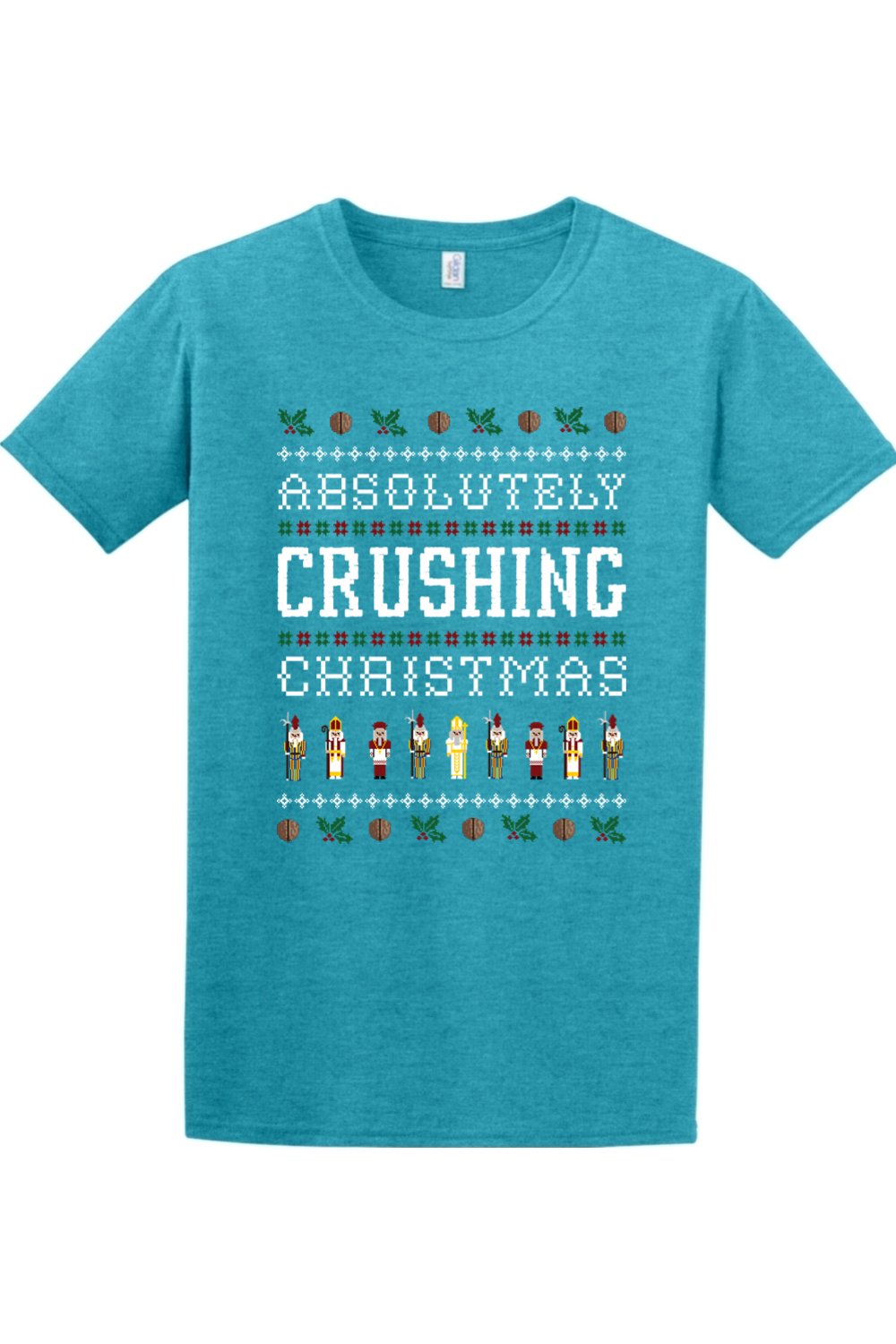 Sock Religious - Wholesale Screen Printed T-Shirt - Unisex - Absolutely Crushing Christmas Adult T-Shirt5