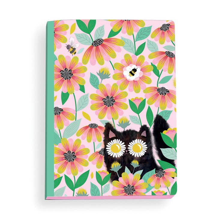 A5 mjukt omslag anteckningsbok - Retro kärlek för wholesale av Hirondelle & Cie